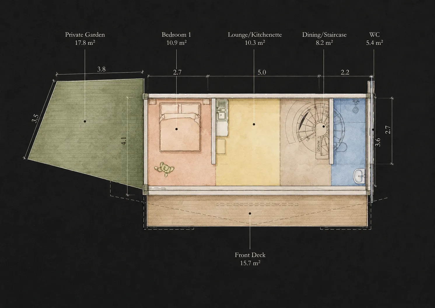 Siam Mila Villas — Bungalows · Ground Floor