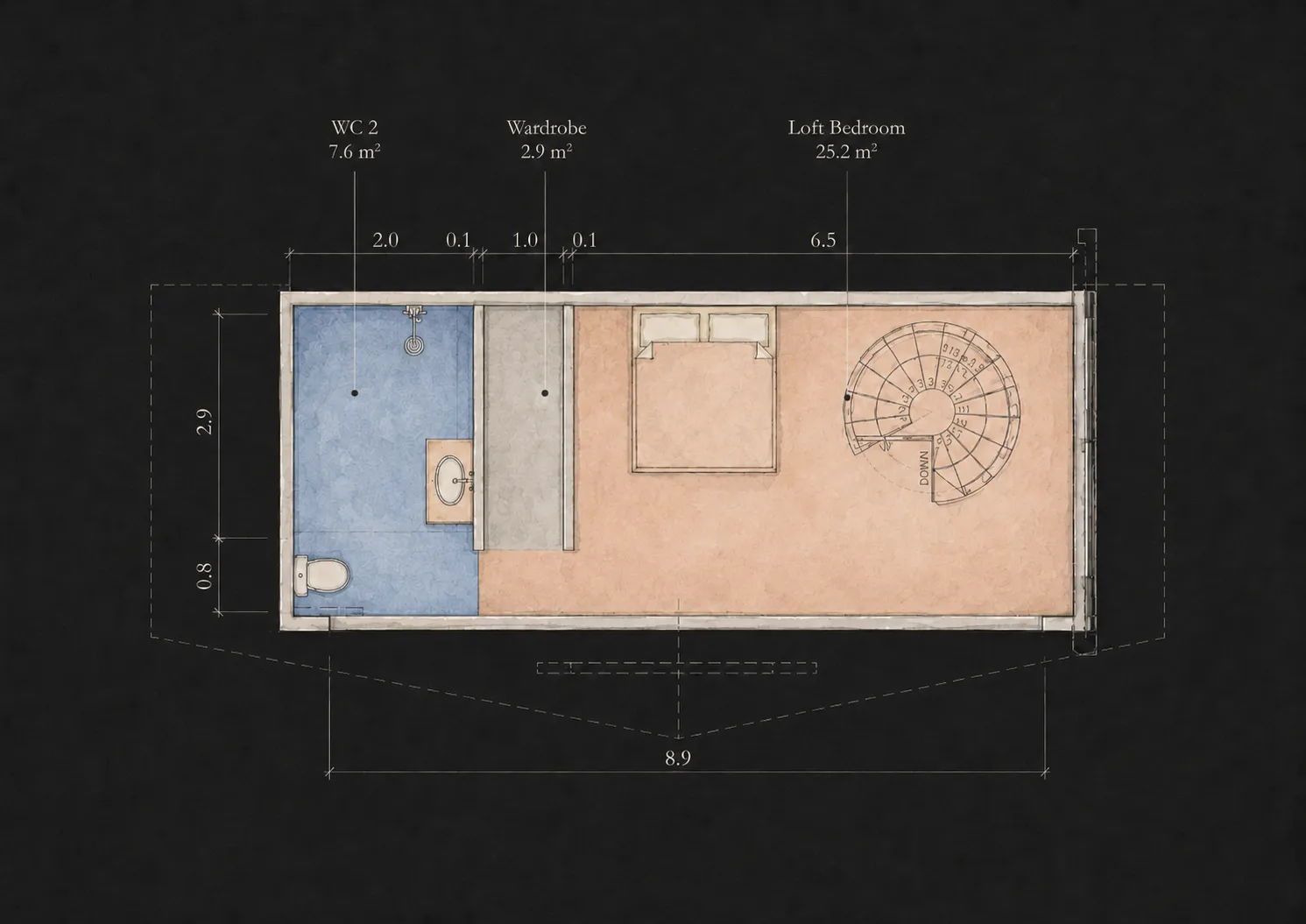 Siam Mila Villas — Bungalows · First Floor