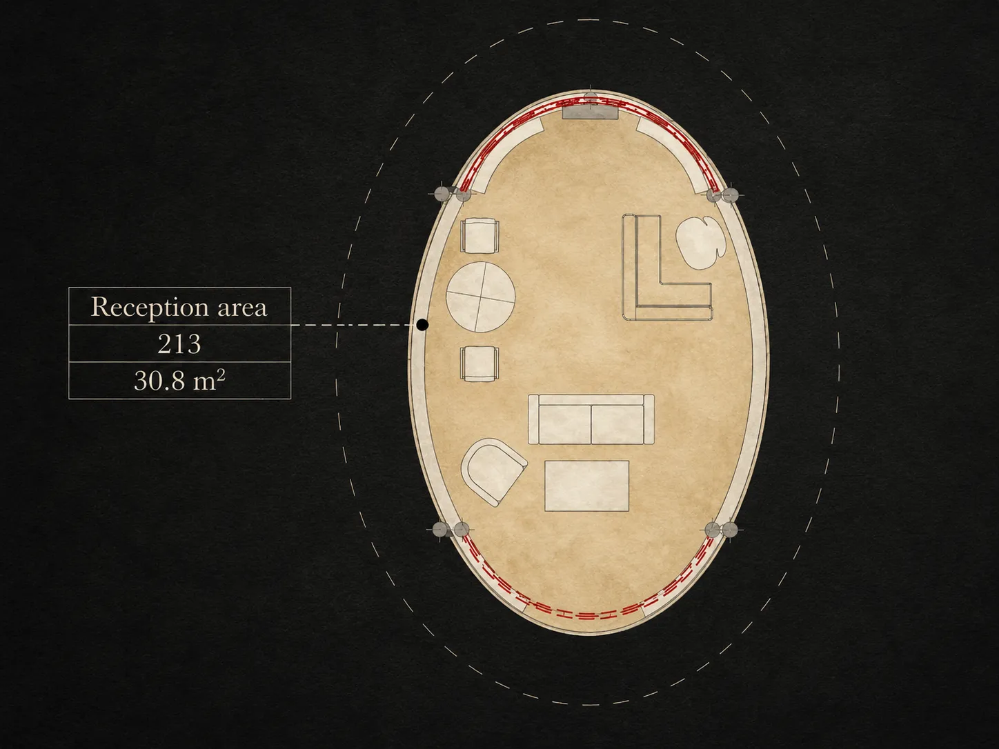 Ravee Sasi Resort — Reception · Floor Plan