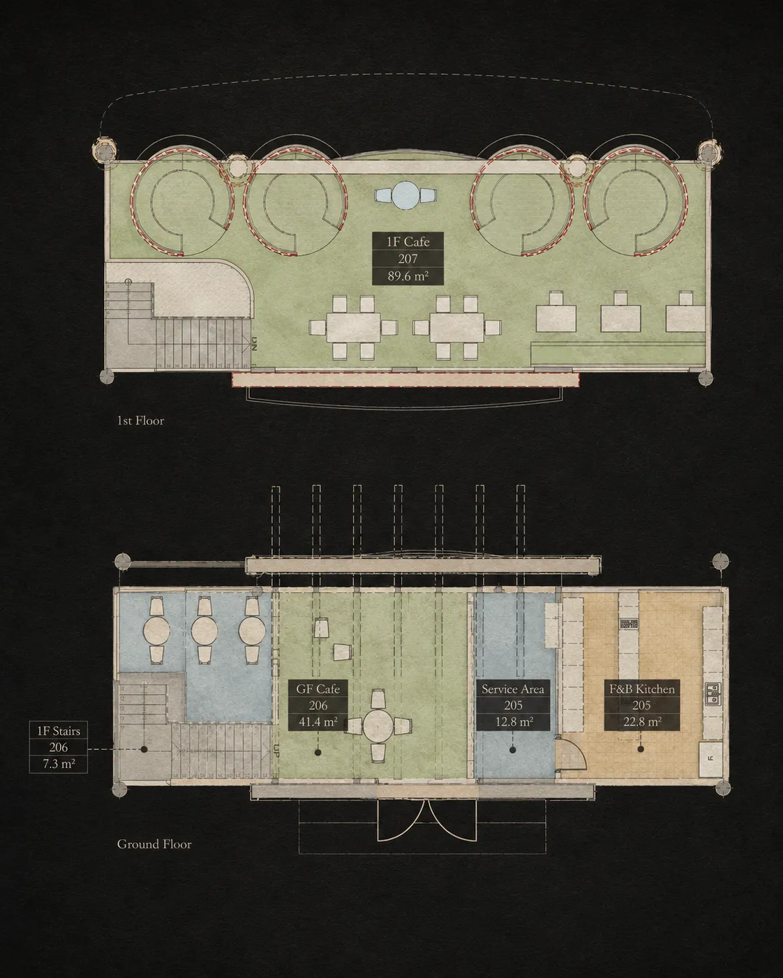 Ravee Sasi Resort — F&B · Floor Plan