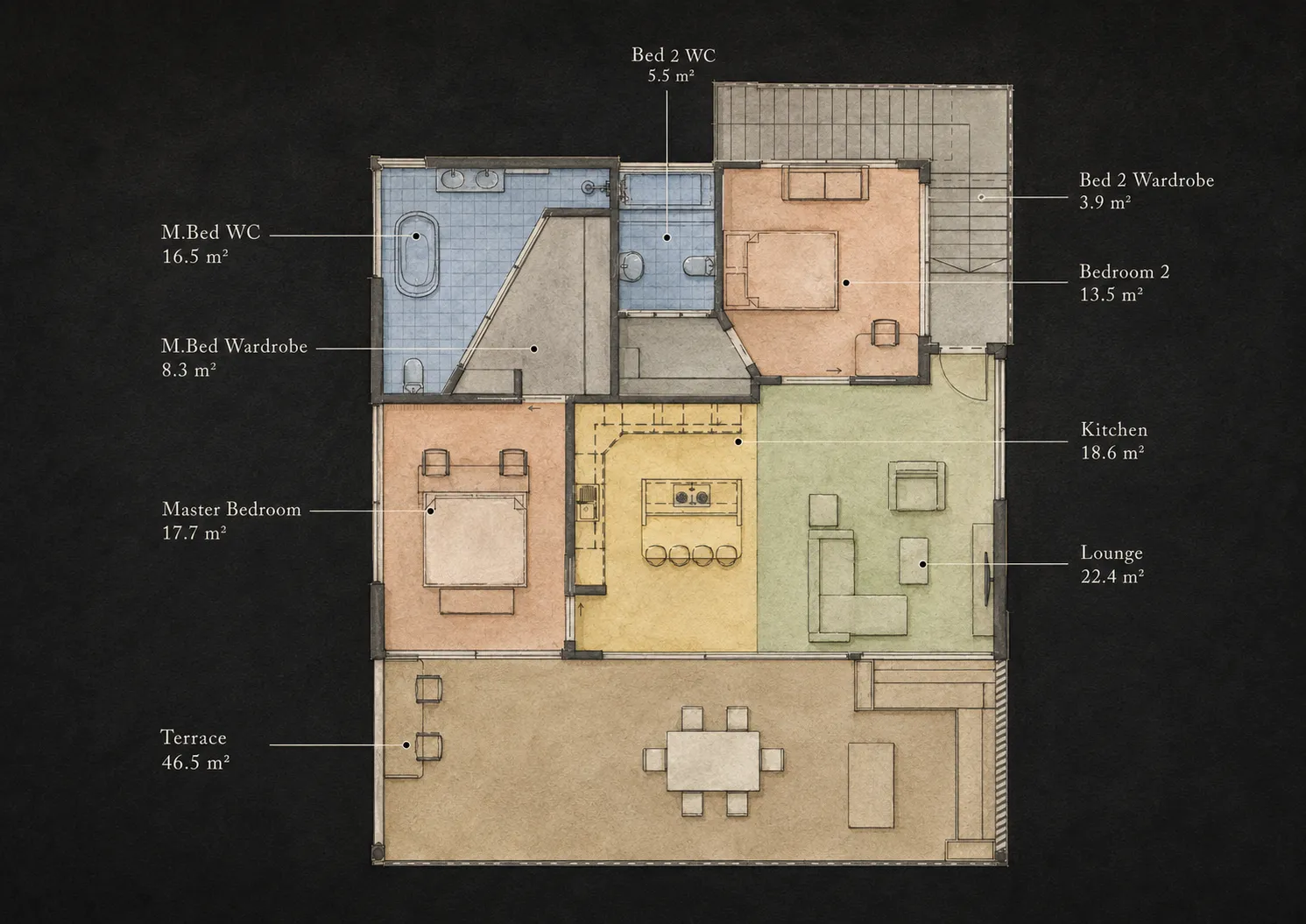 SM Lodge — Ground Floor